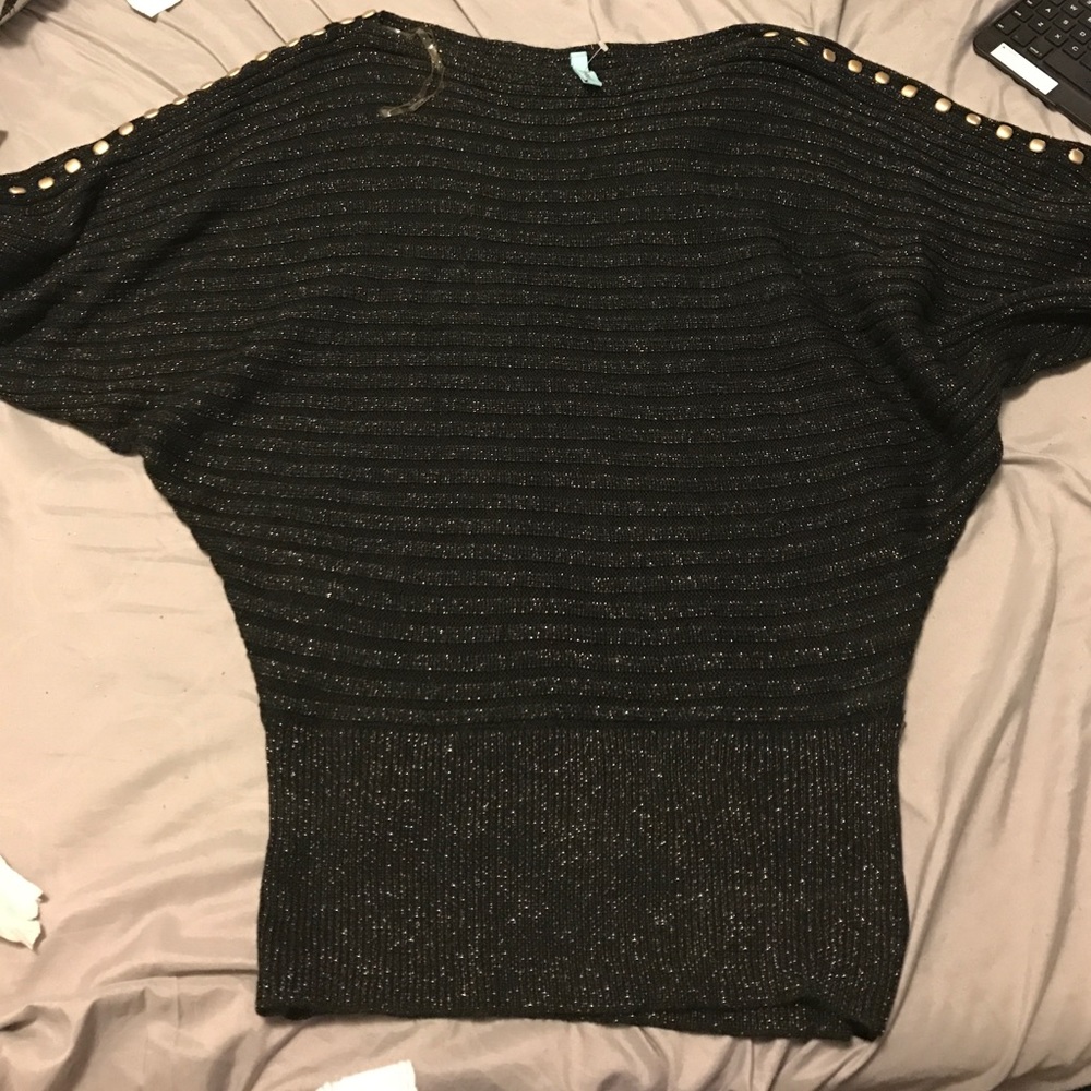 Black glittery Sweater