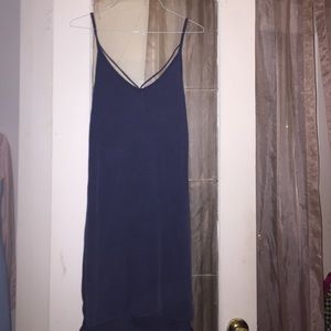 Royal blue mini dress