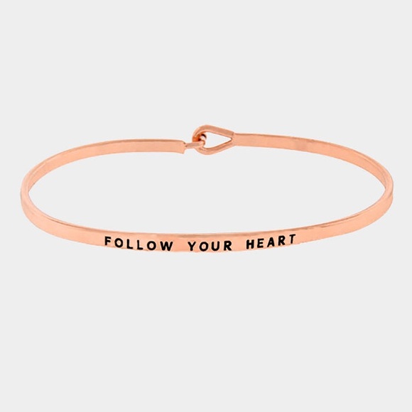 Jewelry - NEW FOLLOW YOUR HEART Stacking Cuff Bracelet
