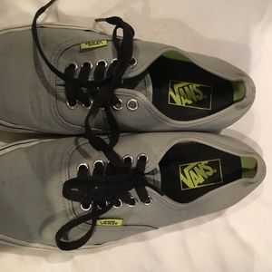 Grey and green vans