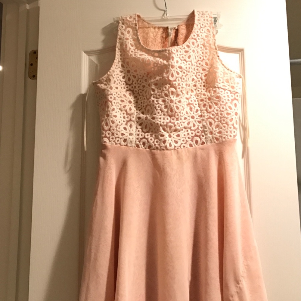 Coral dress