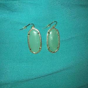 Kendra Scott "Elle" earrings in green