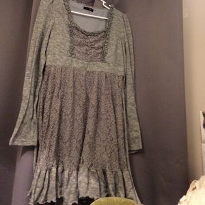 Gray Sweater Dress from Altar'd State
