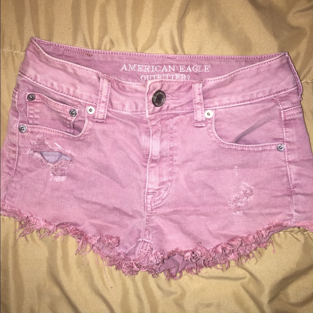 Pink American Eagle shorts