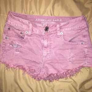 Pink American Eagle shorts