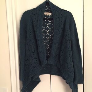 Ann Taylor LOFT turquoise cardigan
