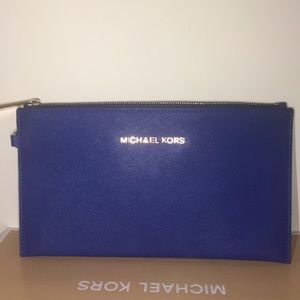 Royal blue Michael Kors Wristlet NWOT