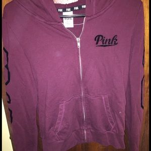 Victoria's Secret PINK Maroon Sweatshirt