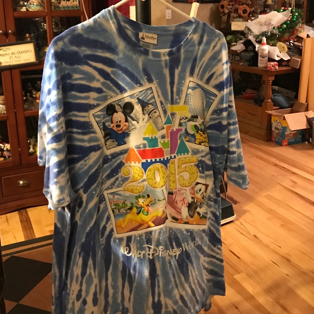 Mickey tie dyed