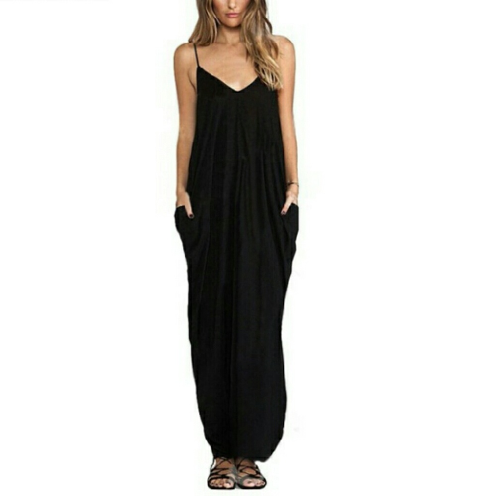 Last One" Nwt Black Pocket Maxi Available