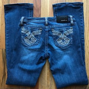 Pre owned grace in la jeans size 28.