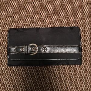 Black clutch wallet
