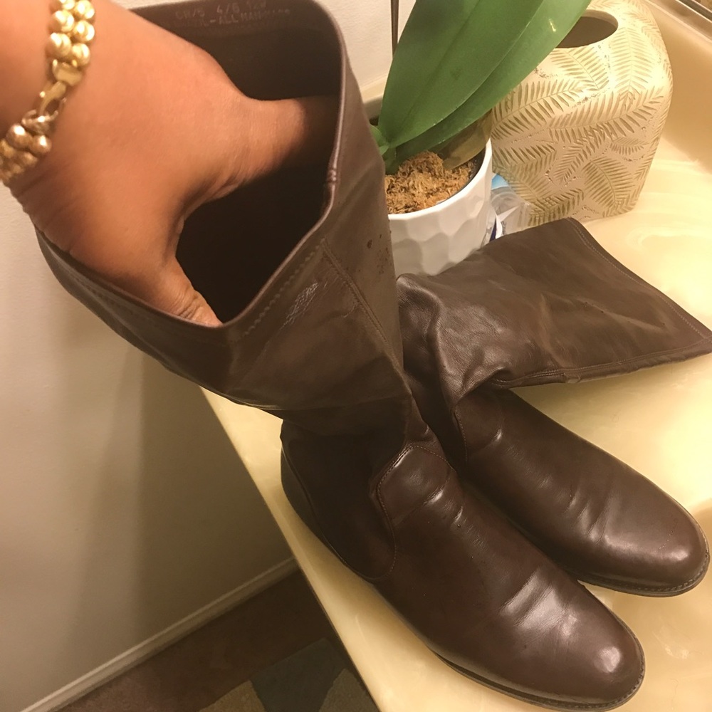Franco Sarto stretchy boots ... fits like a glove!
