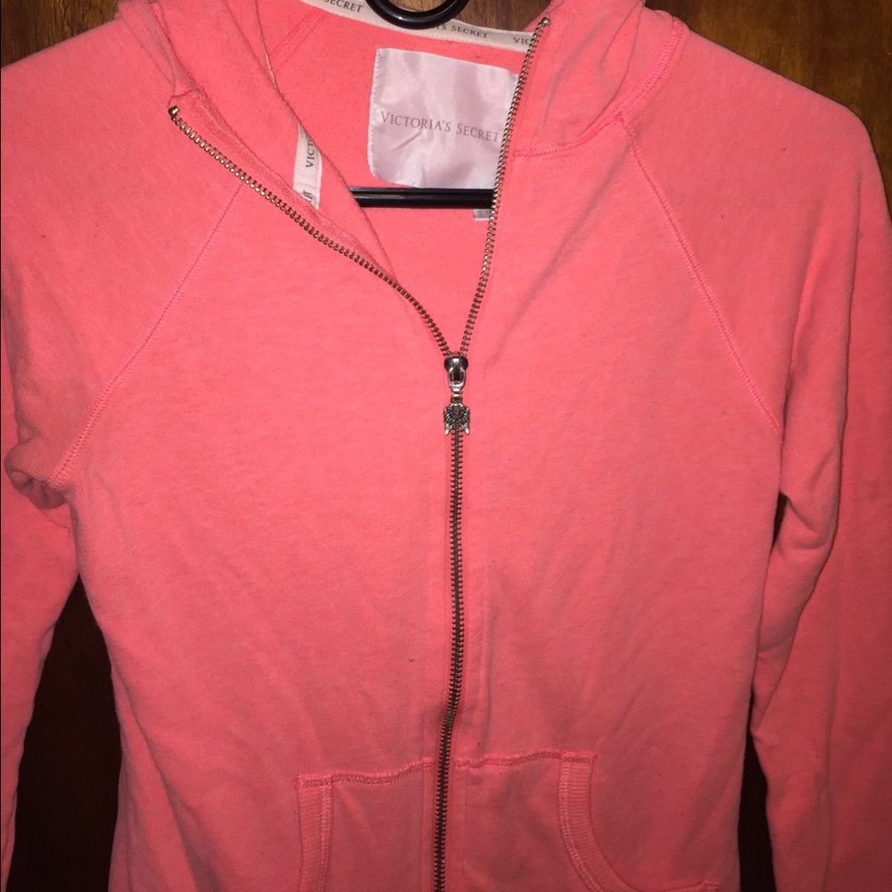 Women's Victoria Secret Zip Up Hoodie