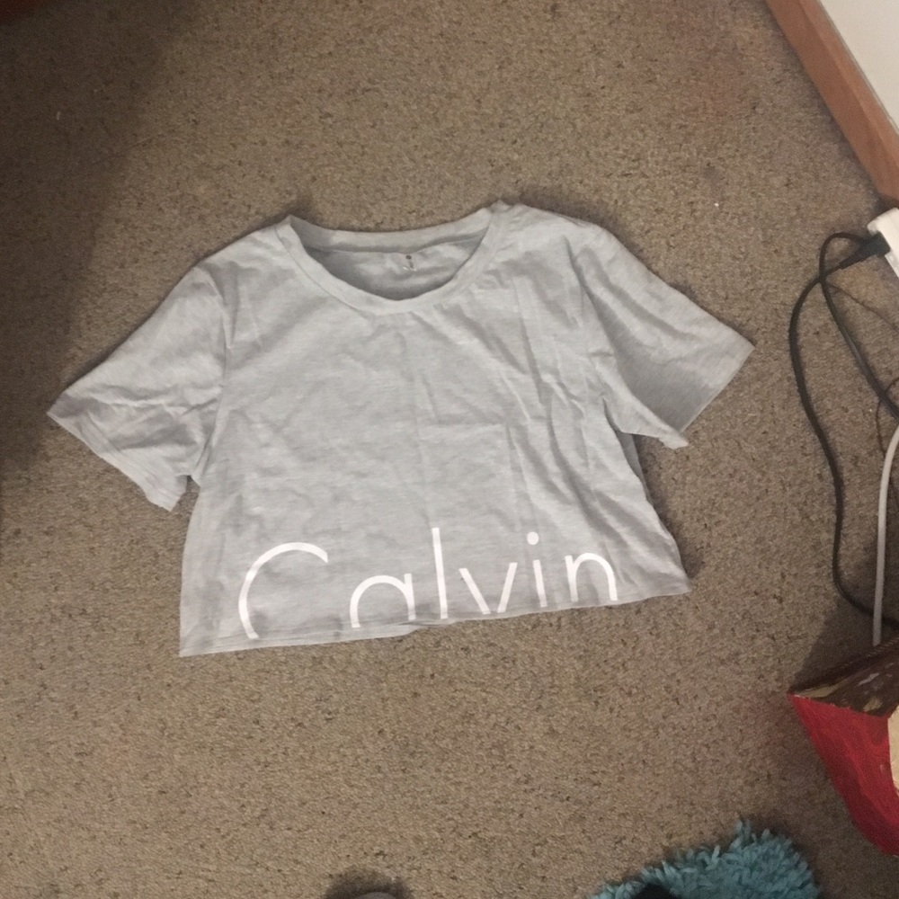Off Brand Calvin Klein crop top