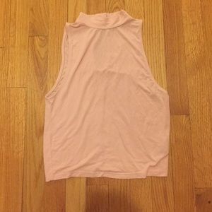 cute light pink crop top