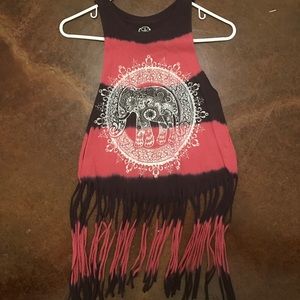 A elephant crop top