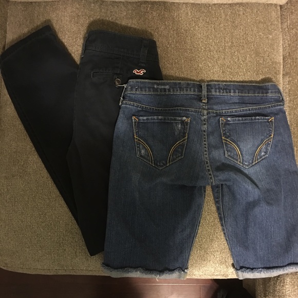 Hollister jean shorts and pants. - Picture 2 of 2