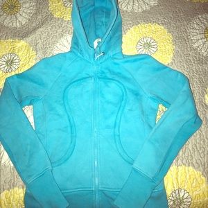 Lululemon Turquoise Scuba Hoodie