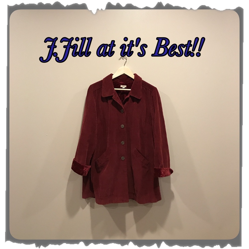 J.Jill Corduroy painters blazer. M. 💯% cotton