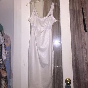 White spandex dress brand new no tags