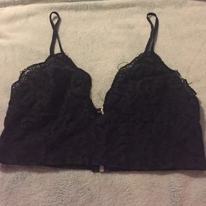 black tobi crop top