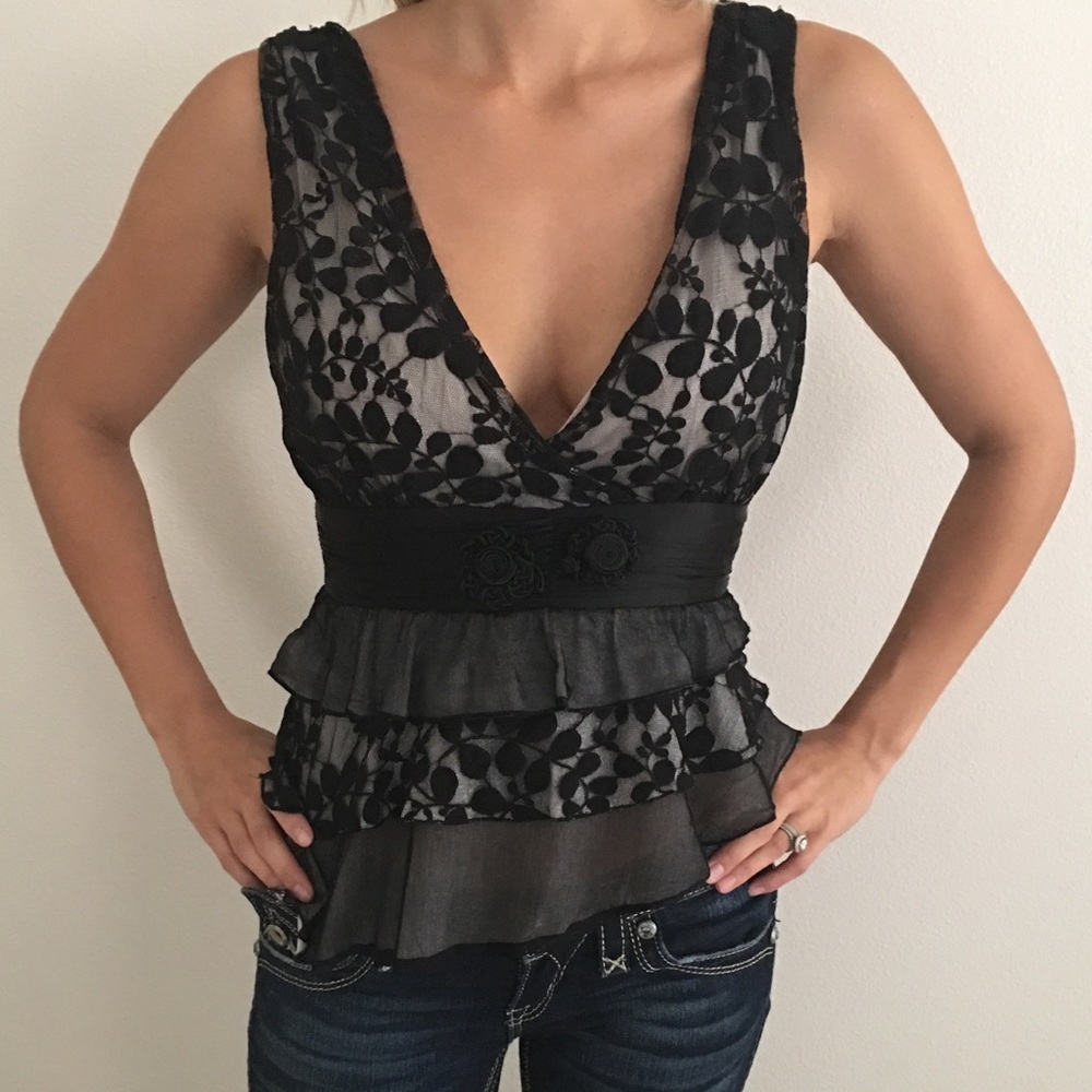 Beautiful Bebe blouse