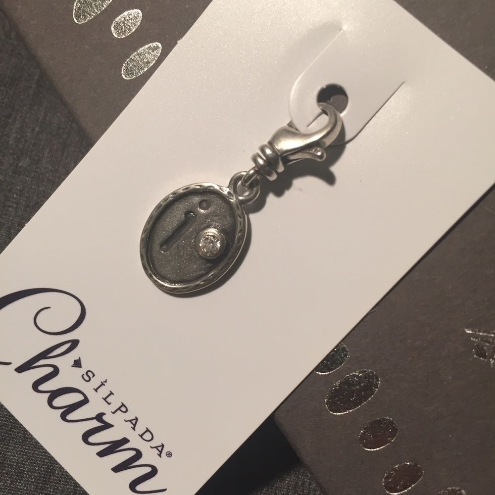 Silpada Initial "I" Sterling Charm
