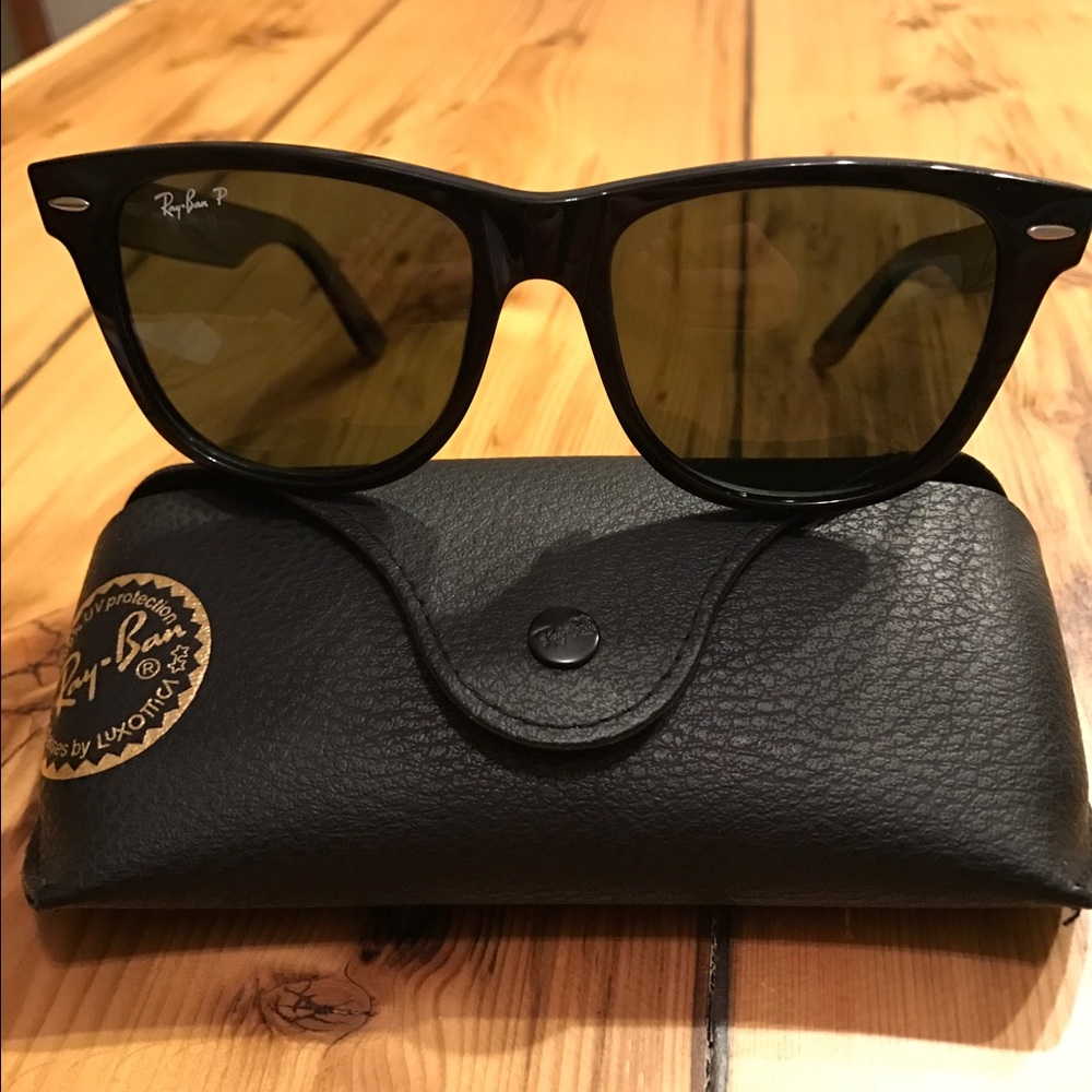 Polarized ray-ban wayfarer sunglasses