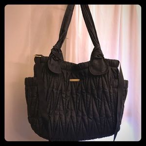 Timi & Leslie black Marie Antionette diaper bag