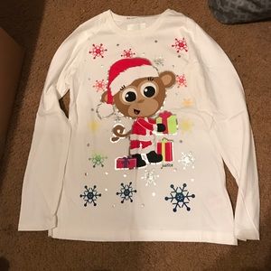 Justice Christmas Long Sleeve Shirt