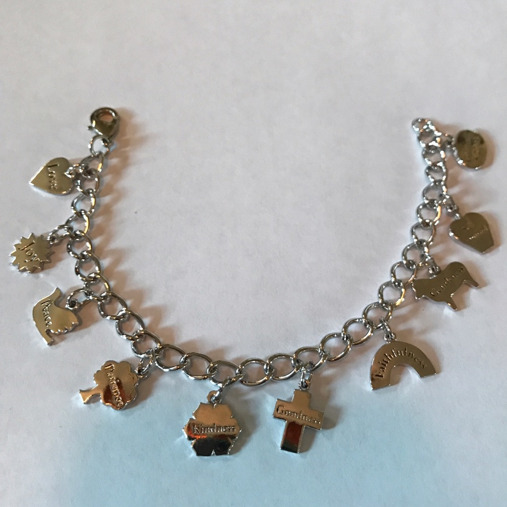 Fruits of the spirit charm bracelet