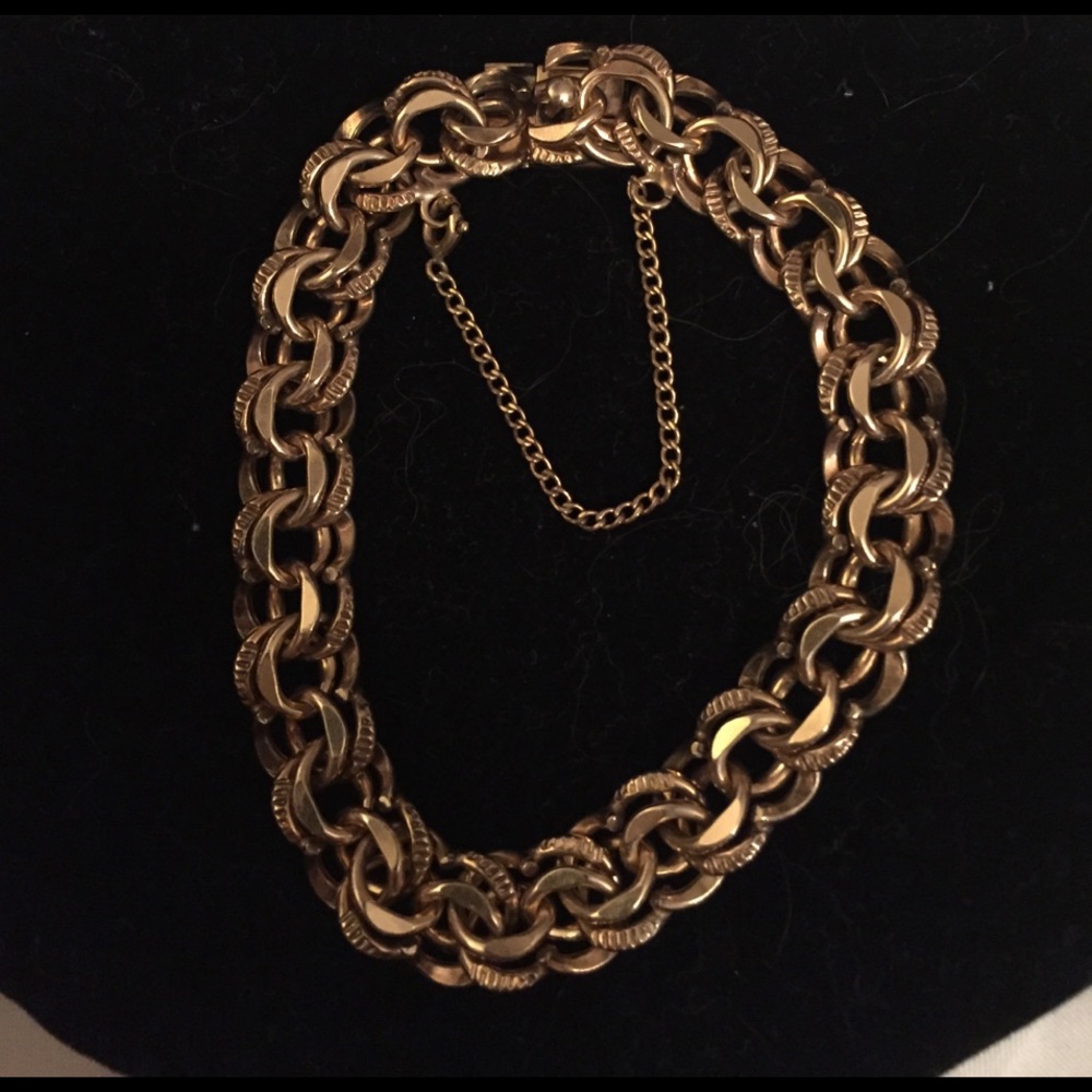 12KT GOLD FILLED CHARM BRACELET