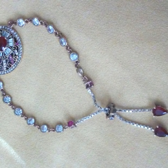 Turkish ruby bracelet with adjustable strap. - Picture 2 of 3