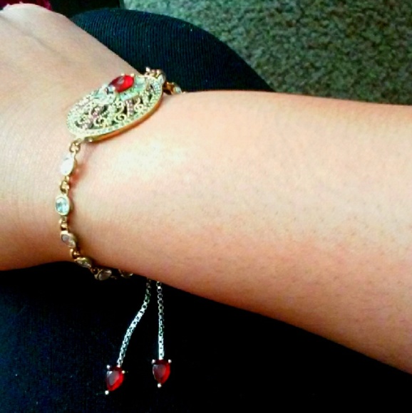 Turkish ruby bracelet with adjustable strap. - Picture 3 of 3