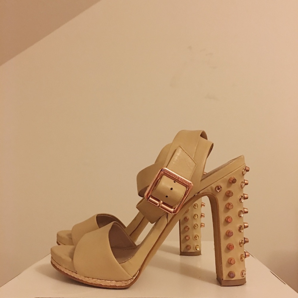Beige sandals