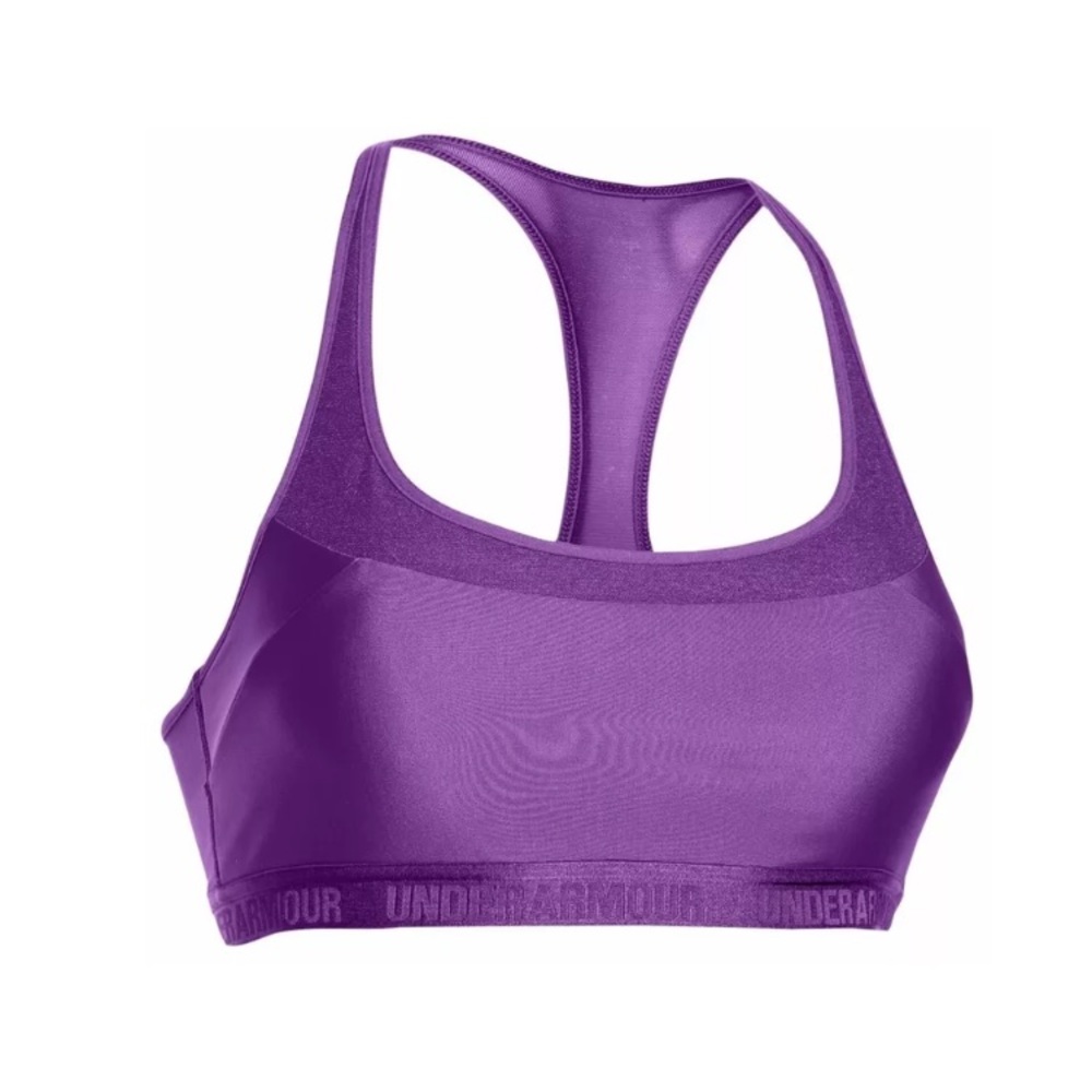 Under Armour purple mesh compression bra - small