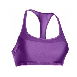Under Armour purple mesh compression bra - small