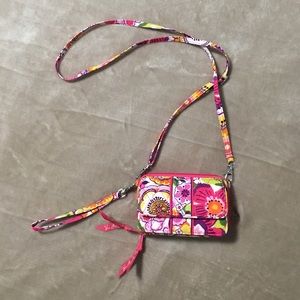 Vera Bradley clementine crossbody wristlet