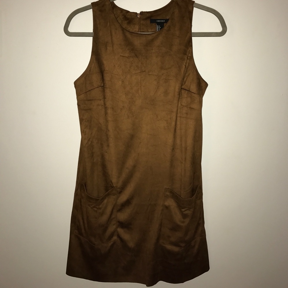 Suede forever 21 dress never worn
