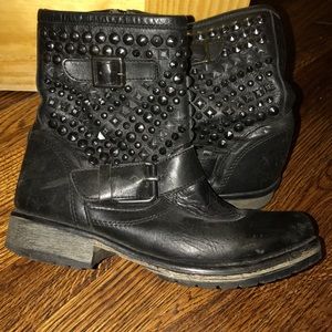Biker chick boots