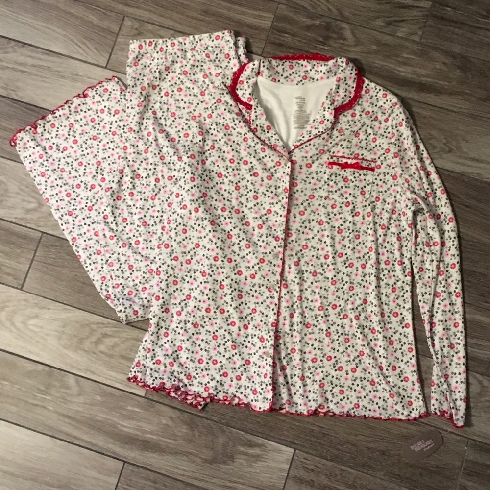 Pajama set - long pants, long sleeve top