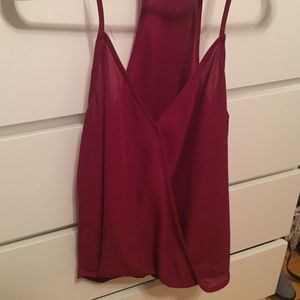Sheer Surplice Tank