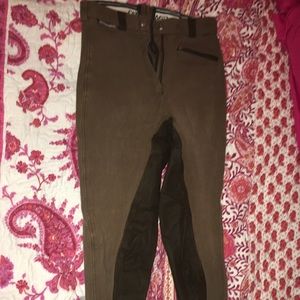 German full seat breeches brown equestrian