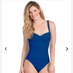 La Blanca royal blue swimsuit