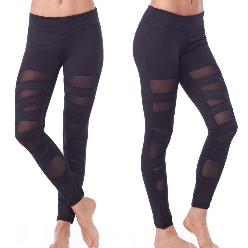 ELECTRIC YOGA Ballerina Lace Up Leggings XS - Picture 4 of 8