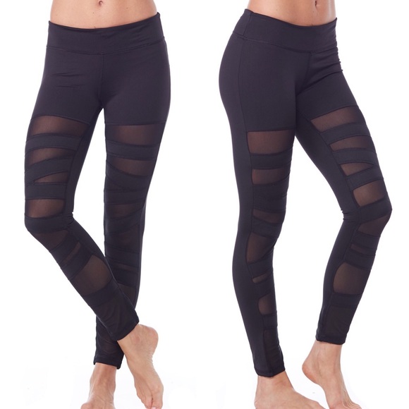 ELECTRIC YOGA Ballerina Lace Up Leggings XS - Picture 4 of 8