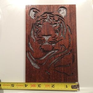 Mini 4" x 6" Tiger Decor
