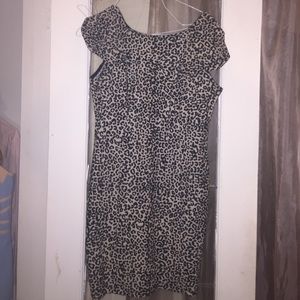 Leopard print dress
