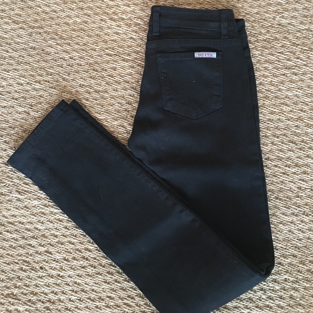 Sass & Bide straight leg black denim